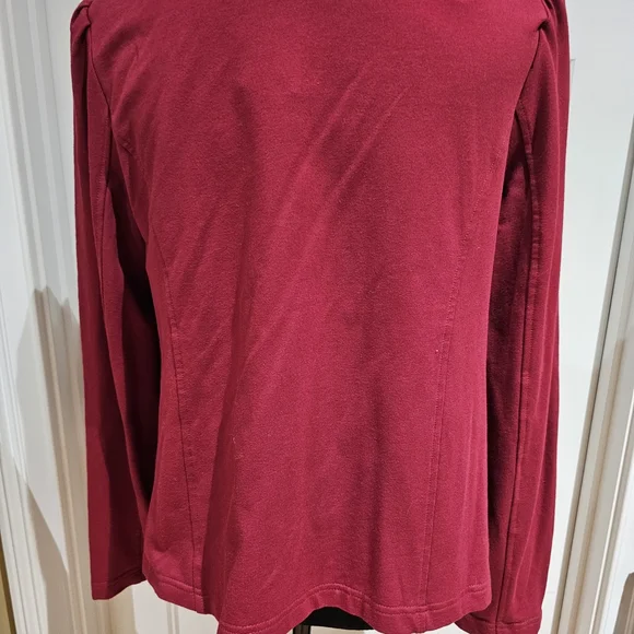 Tommy Hilfiger Women's Red Double-Breasted Blazer - Picture 2 of 6